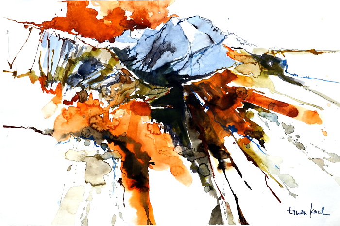 berge aquarell seminar osttirol kunst salzburg